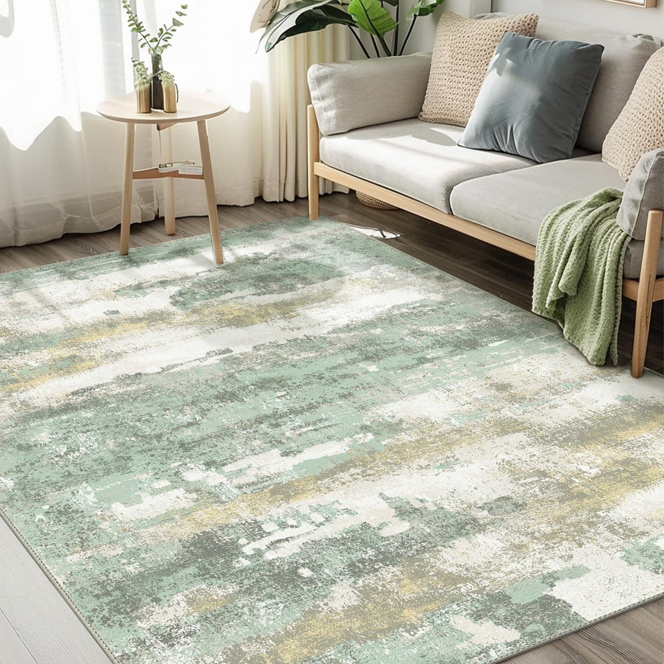 Beimo area rug 8x10 in living room with soft texture for cozy gatherings