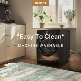 Beimo light-green cream rug brightens living spaces with contemporary flair