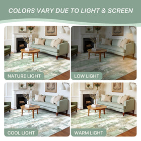 Beimo non-slip backing rug shown on hardwood for secure placement