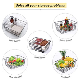 Beimu clear-visible storage bins help find items at a glance.