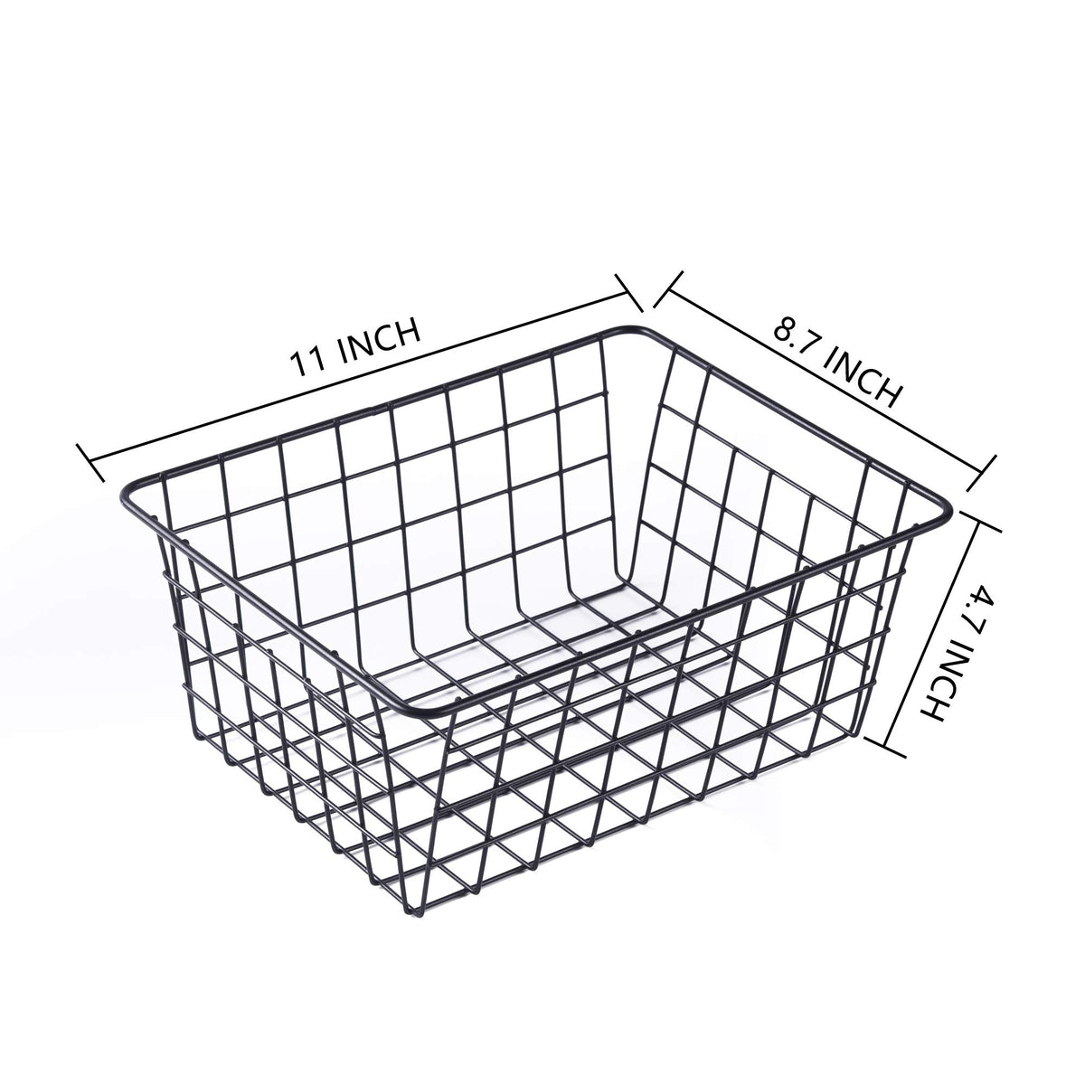 Beimu pantry baskets with storage and mesh design for visible contents.