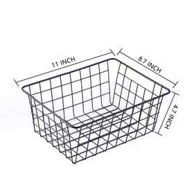 Beimu pantry baskets with storage and mesh design for visible contents.