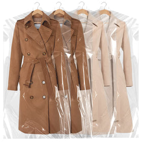 BEISHIDA garment bag clear 60x150cm protects long dresses while keeping them easily visible.