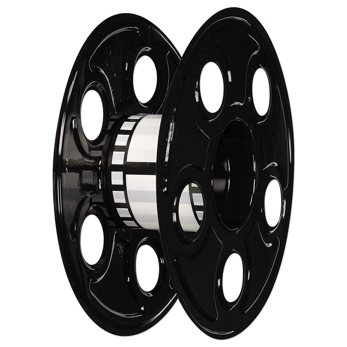 Beistle filmstrip unfurled along table creates dynamic decorative drama.