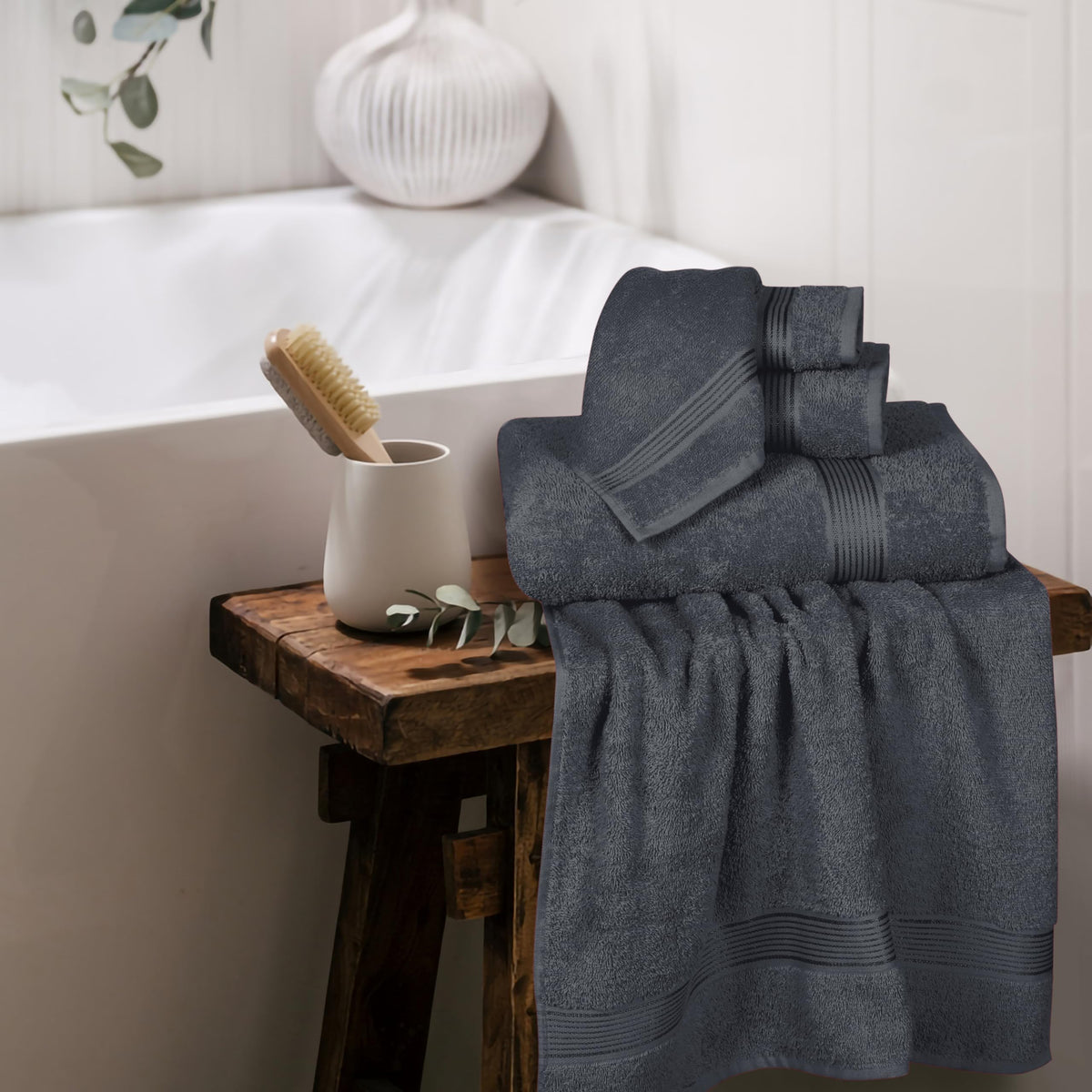 Belizzi Home Ultra Soft towel set packaging showcasing premium quality.