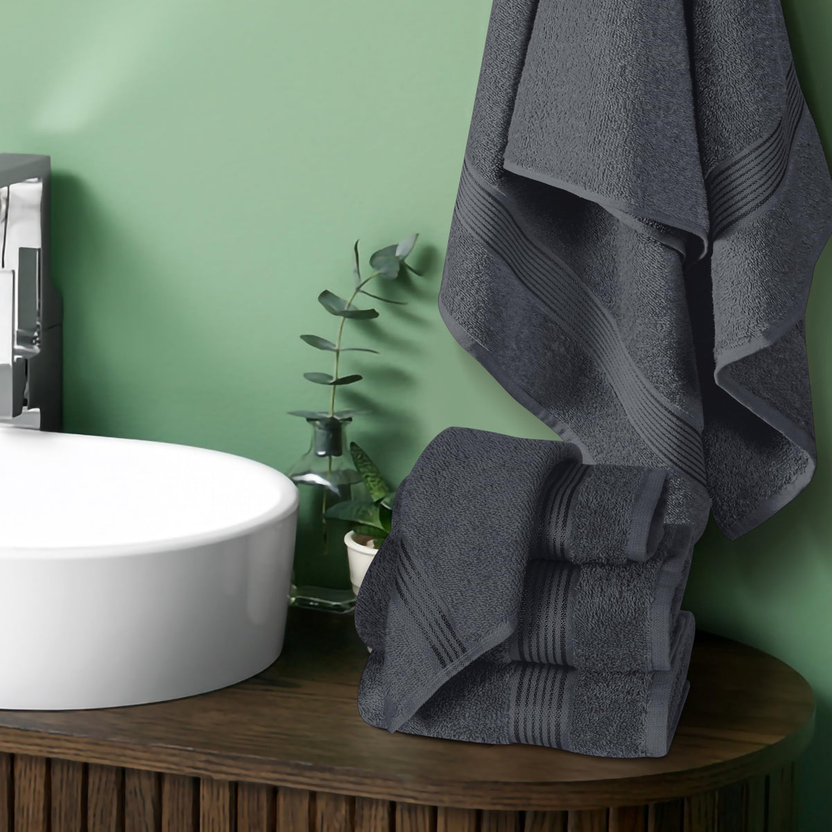 Belizzi Home Ultra Soft washcloth, compact sponge-like cotton for gentle cleaning.
