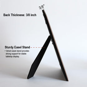 BELLA BUSTA included easel stand for tabletop display