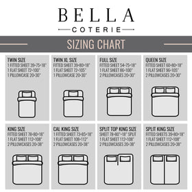 Bella Coterie deep-pocket fit keeps sheets in place all night.