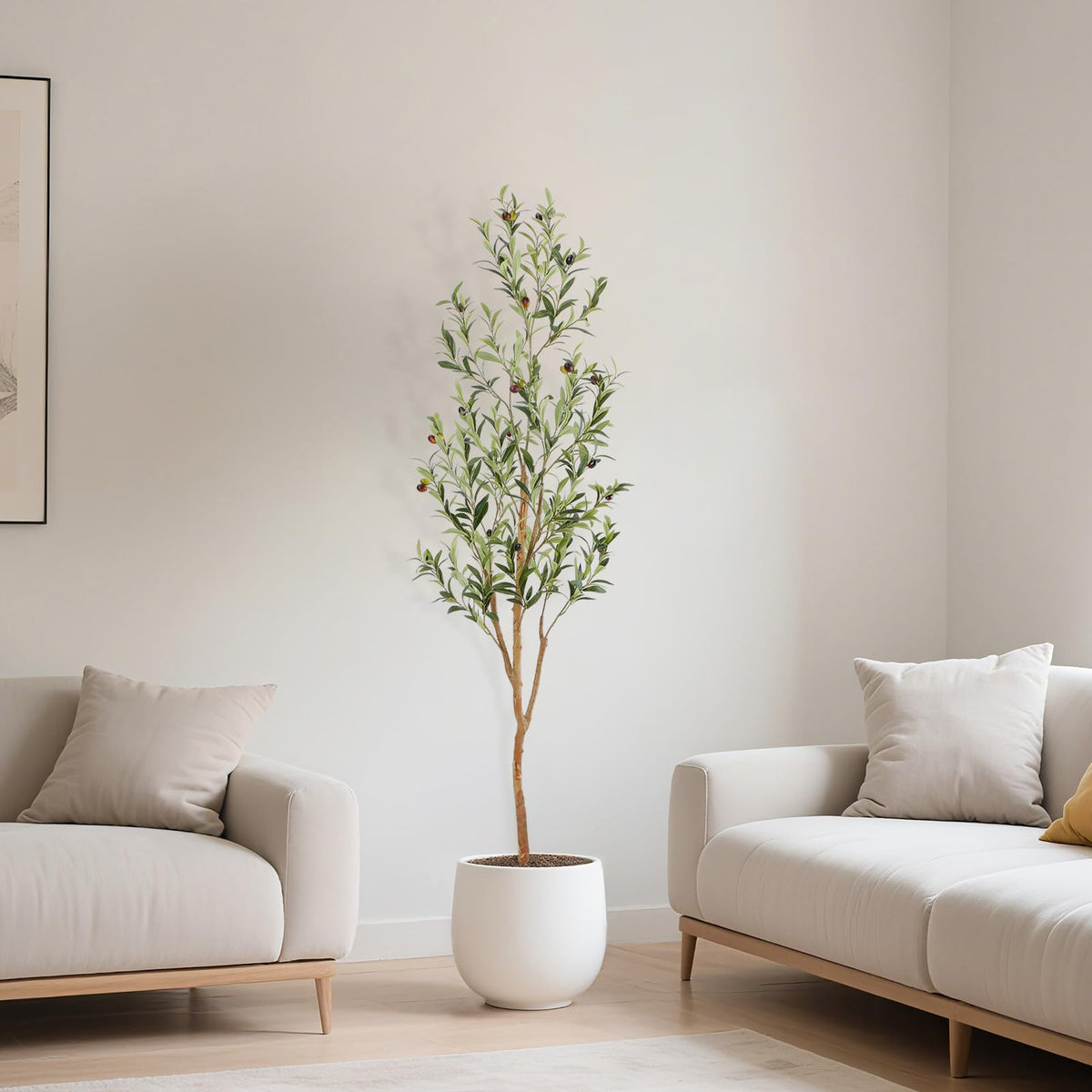 Suitable for indoor or covered outdoor spaces with realistic presence.