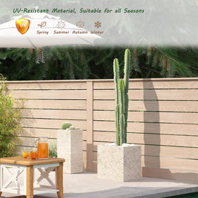 bellacat large faux cactus suitable for indoor or outdoor display