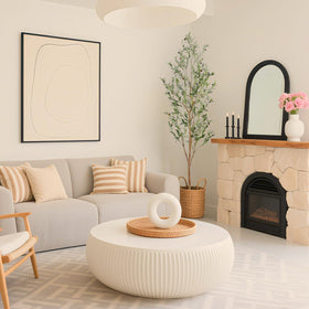 Bellacat olive tree branches can be shaped for personalized displays.