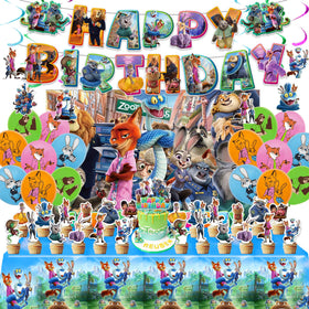 Bellicremas birthday set backdrop 39 by 59 inches for vibrant jungle party photos