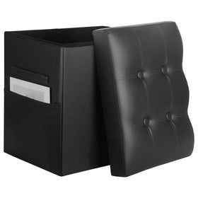 BelugaHelper storage ottoman with 61L capacity keeps living space organized