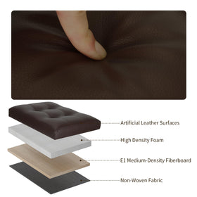 BelugaHelper faux leather texture shows waterproof, easy-clean surface.