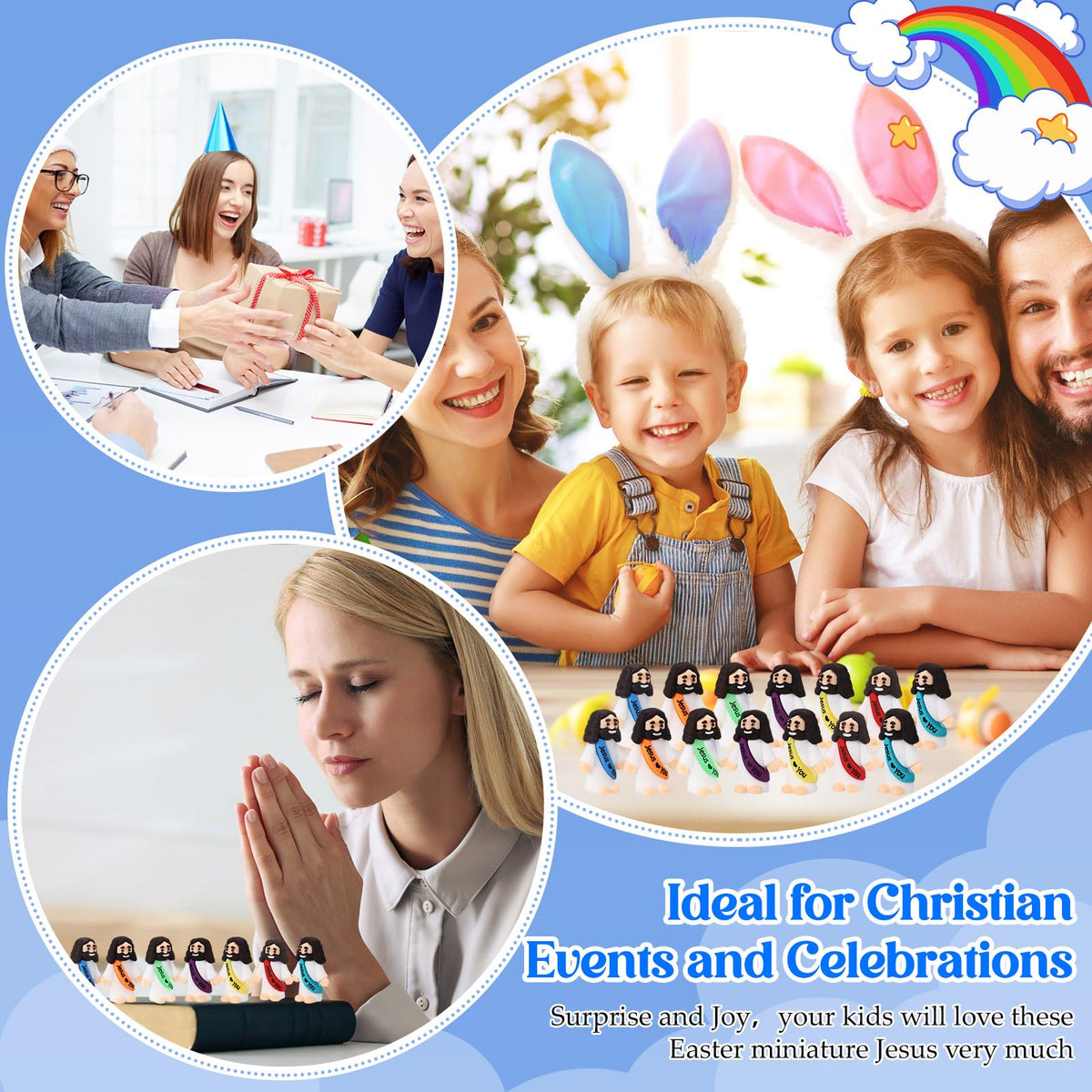 Bememo church egg hunt figures for Easter activities