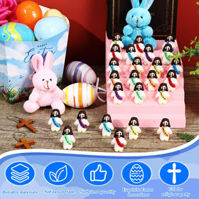 Bememo rubber little Jesus figurines with smooth durable finish