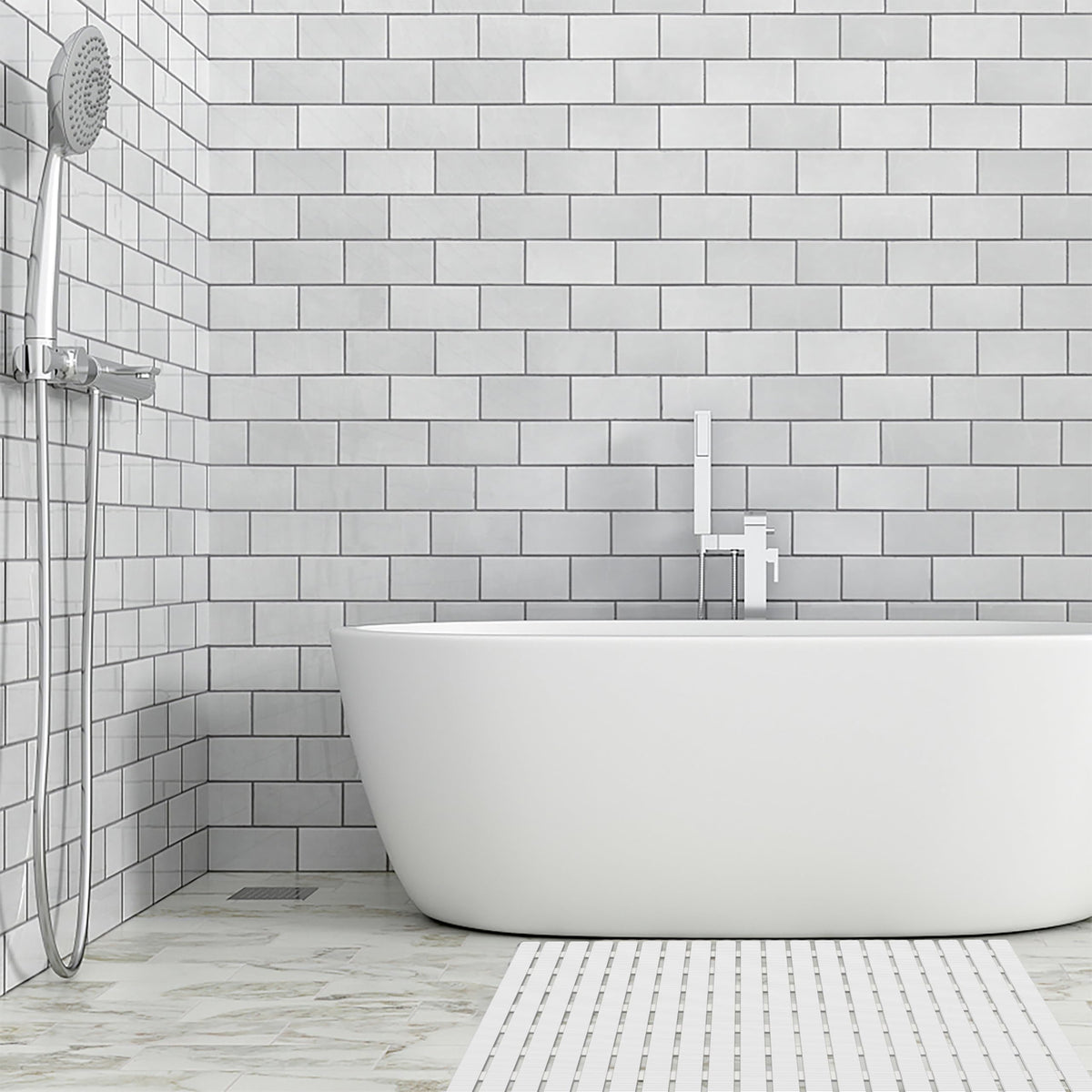 BEMISO easy-clean mat resists moisture buildup and mold.