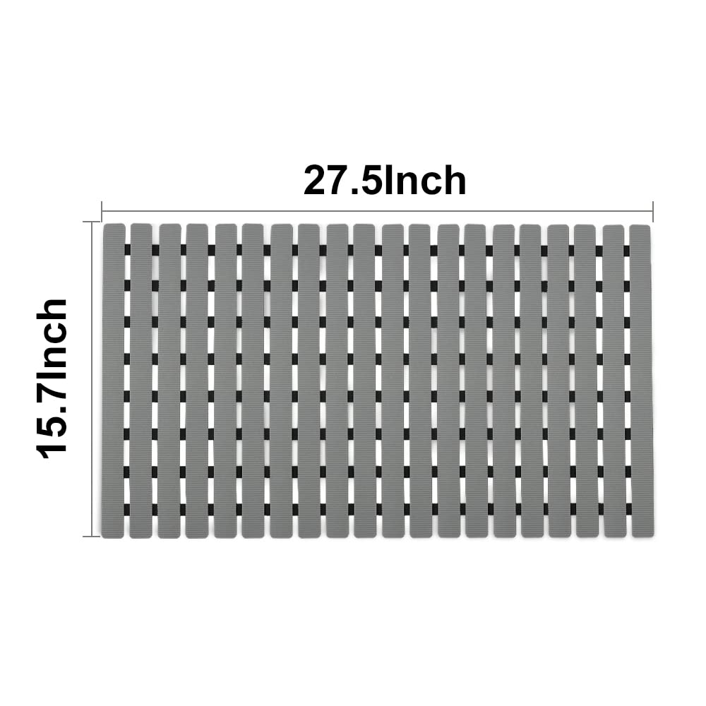 Bemiso bath mat demonstrates non-slip safety across tub surfaces