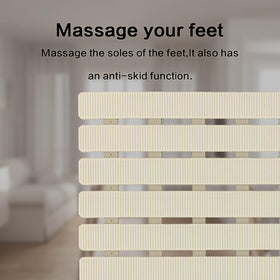 BEMISO beige shower mat adds warm, modern bathroom touch