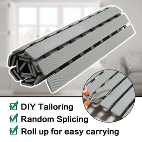 Bemiso shower mat cut-to-fit feature for customized sizing