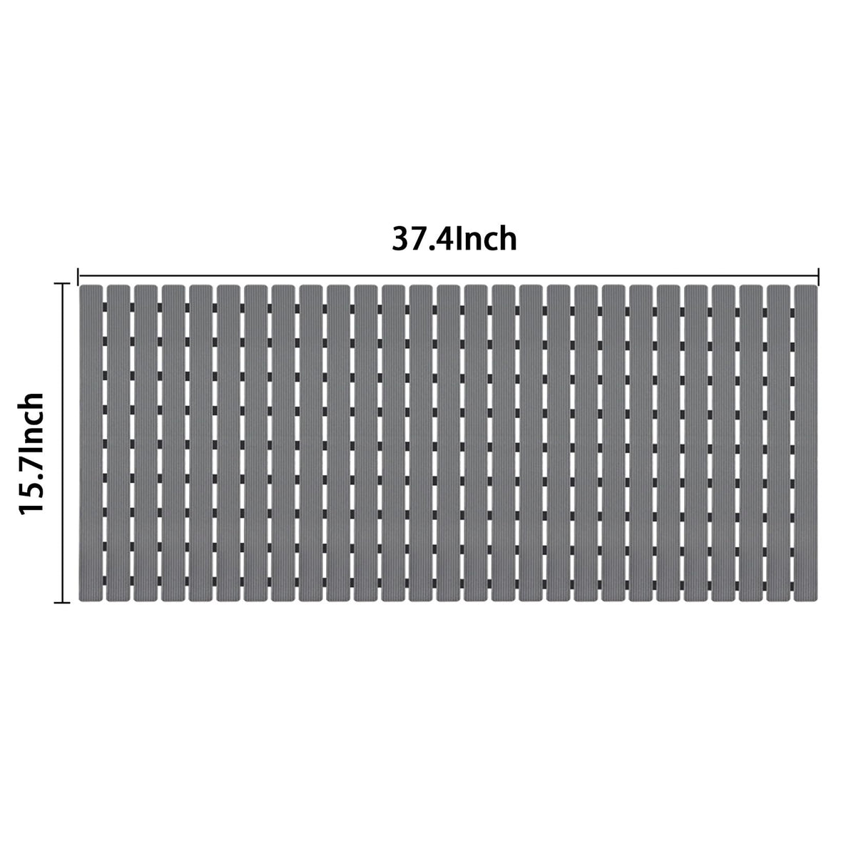 DIY cuttable design fits most tubs and bathroom layouts.