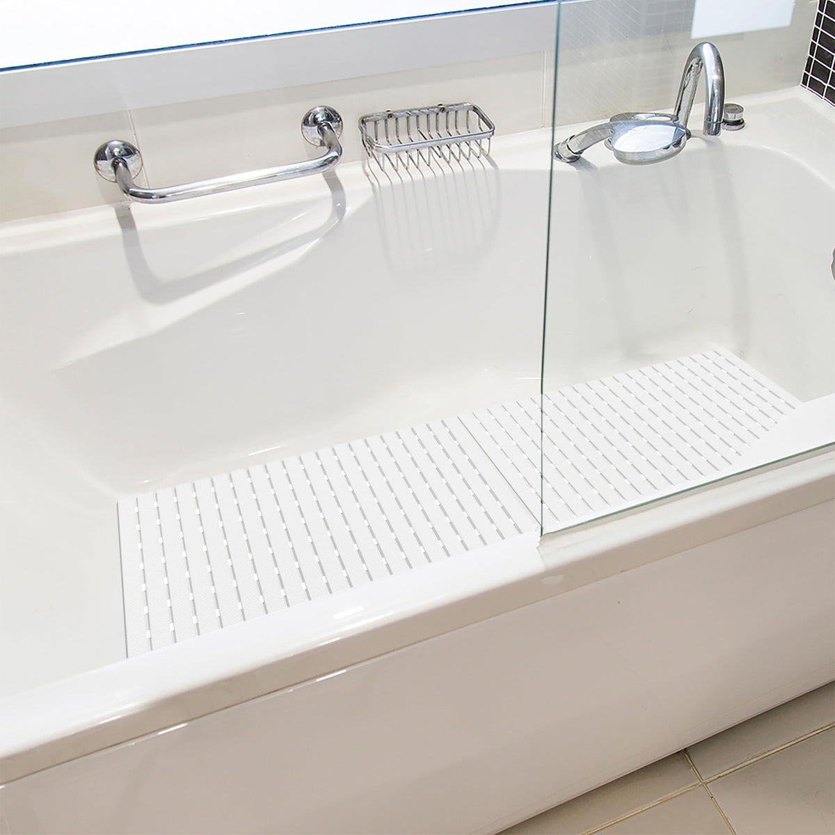 BEMISO modern white design complements bathroom decor.