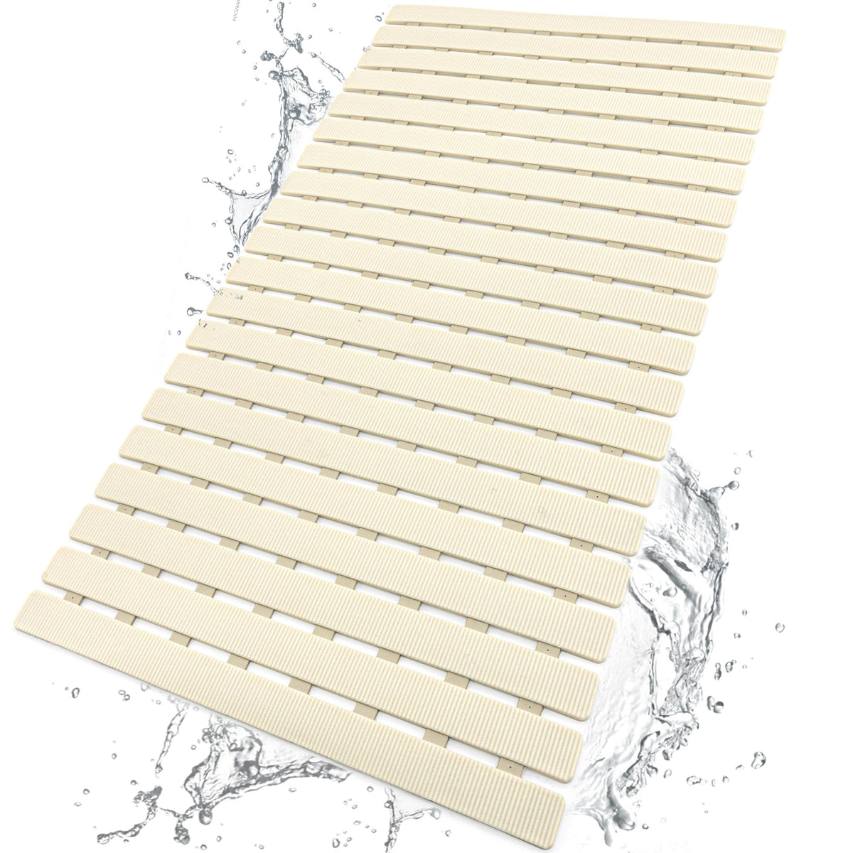 BEMISO shower mat suction cups for secure grip during baths