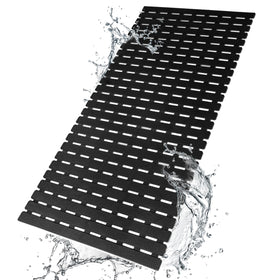 Bemiso shower mat with suction cups ensures secure grip on smooth surfaces