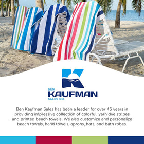 Kaufman four-pack towels ready for travel, lightweight and easy to carry.