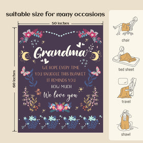 BeneCharm Grandma Blanket gift-ready packaging, perfect for birthdays.