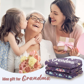 BeneCharm Grandma Blanket soft, double-sided fleece for everyday comfort.