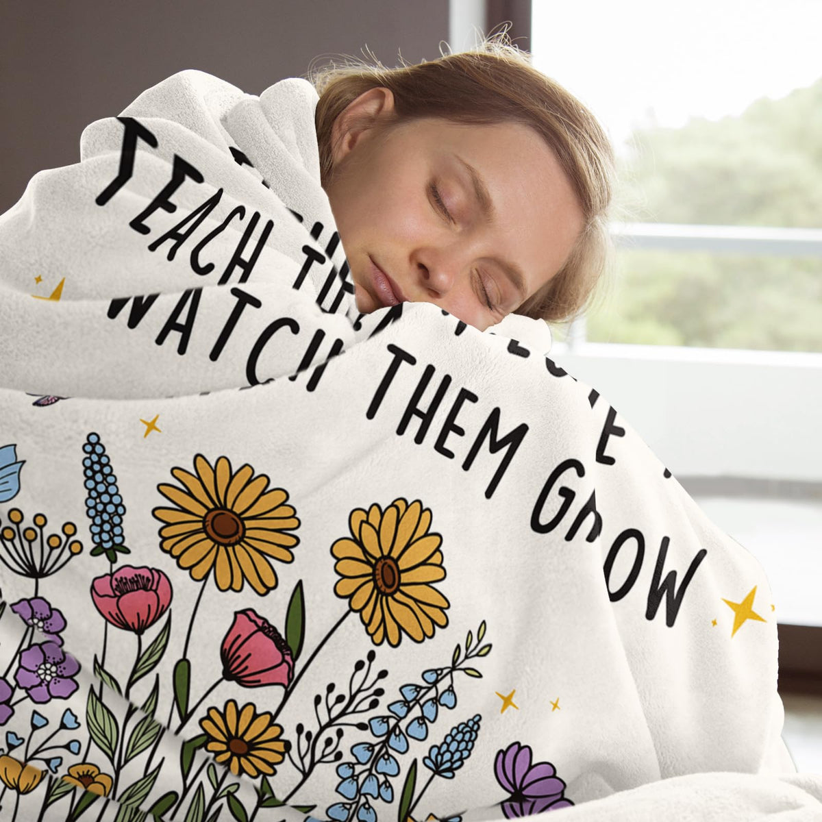 BeneCharm soft blanket material designed for cozy classroom or home use.