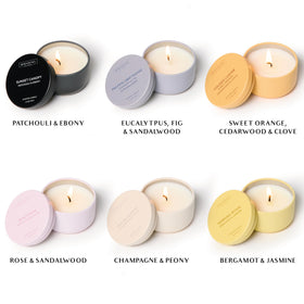 Benevolence LA eucalyptus candle tin for fresh, energizing calm