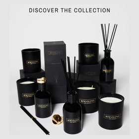Benevolence LA bathroom diffuser display keeps spaces smelling fresh