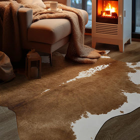 BENRON 4.6-by-5.2-feet rug fits living spaces well