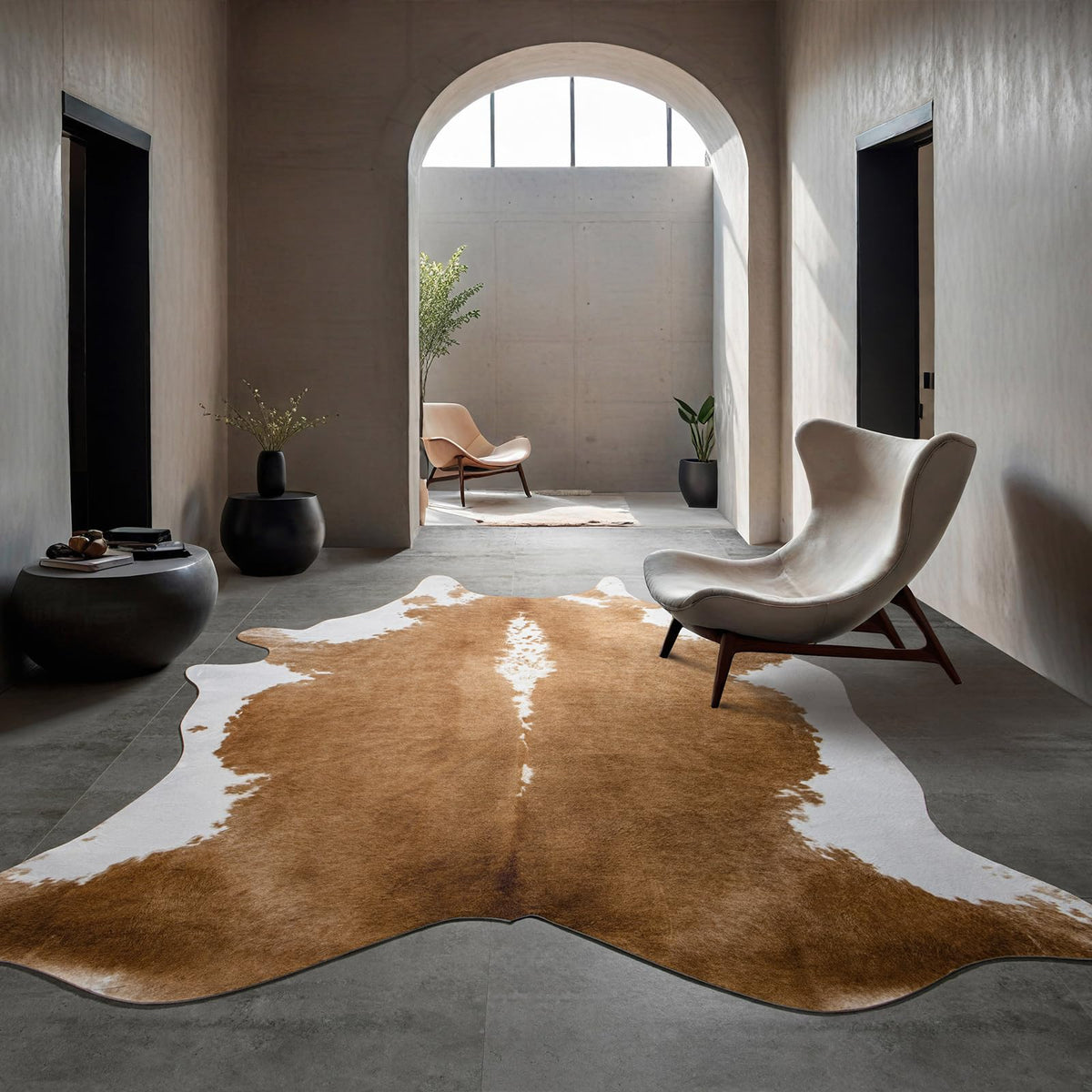 BENRON anti-slip suede backing keeps rug in place on floors