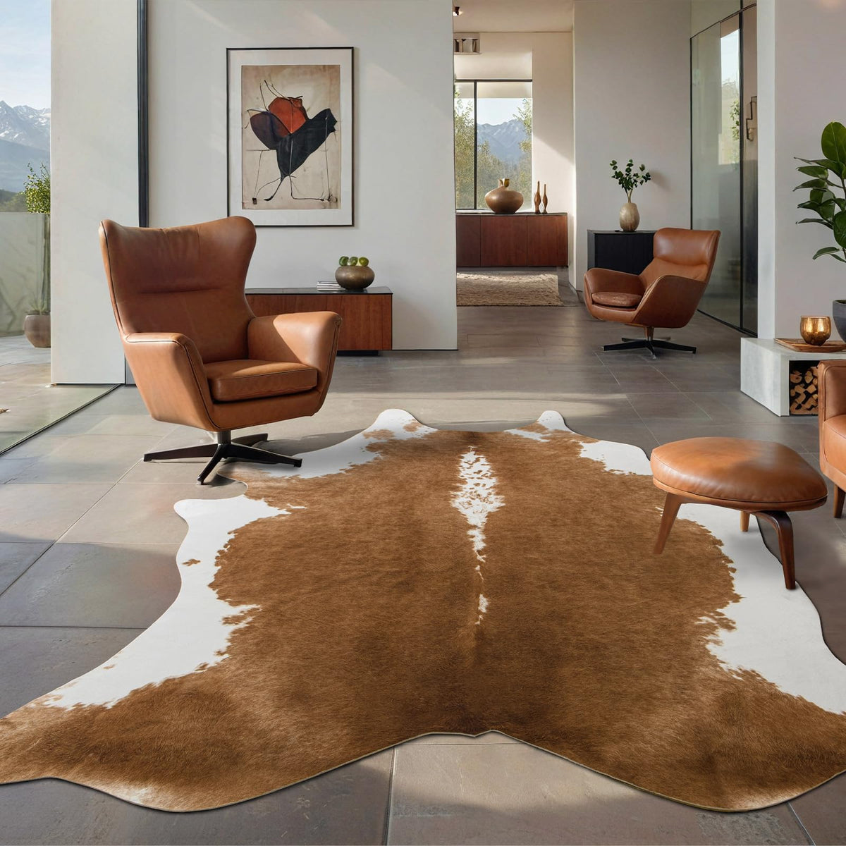 BENRON rug in bedroom decor provides soft texture and comfort