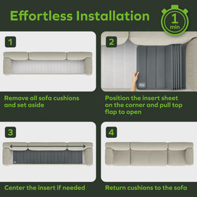 BEN'SHOME easy tool-free installation for quick setup