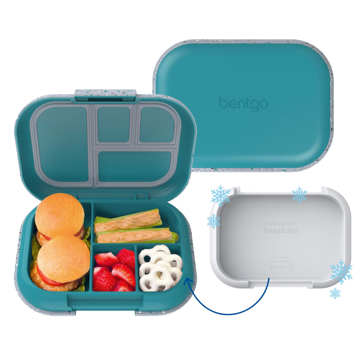 Bentgo Chill Kids built-in ice pack keeps lunches cool at school