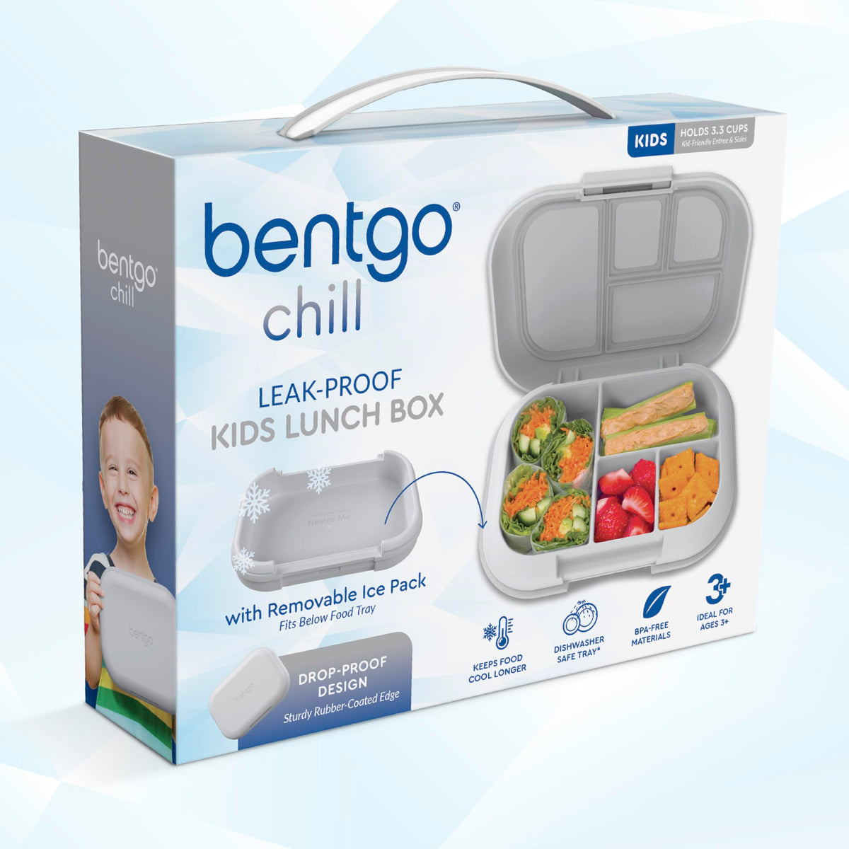 Bentgo Chill Kids compact design speeds packing lunches neatly.