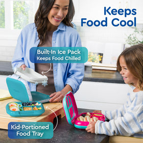 Bentgo Chill Kids four-compartment tray organizes meals for diverse foods