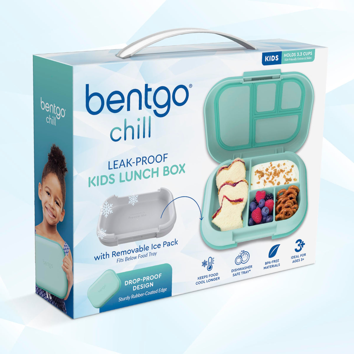 Bentgo Chill Kids reusable lunch container reduces waste and simplifies packing