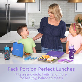 Bentgo Kids 18-8 stainless steel durability supports everyday reuse.