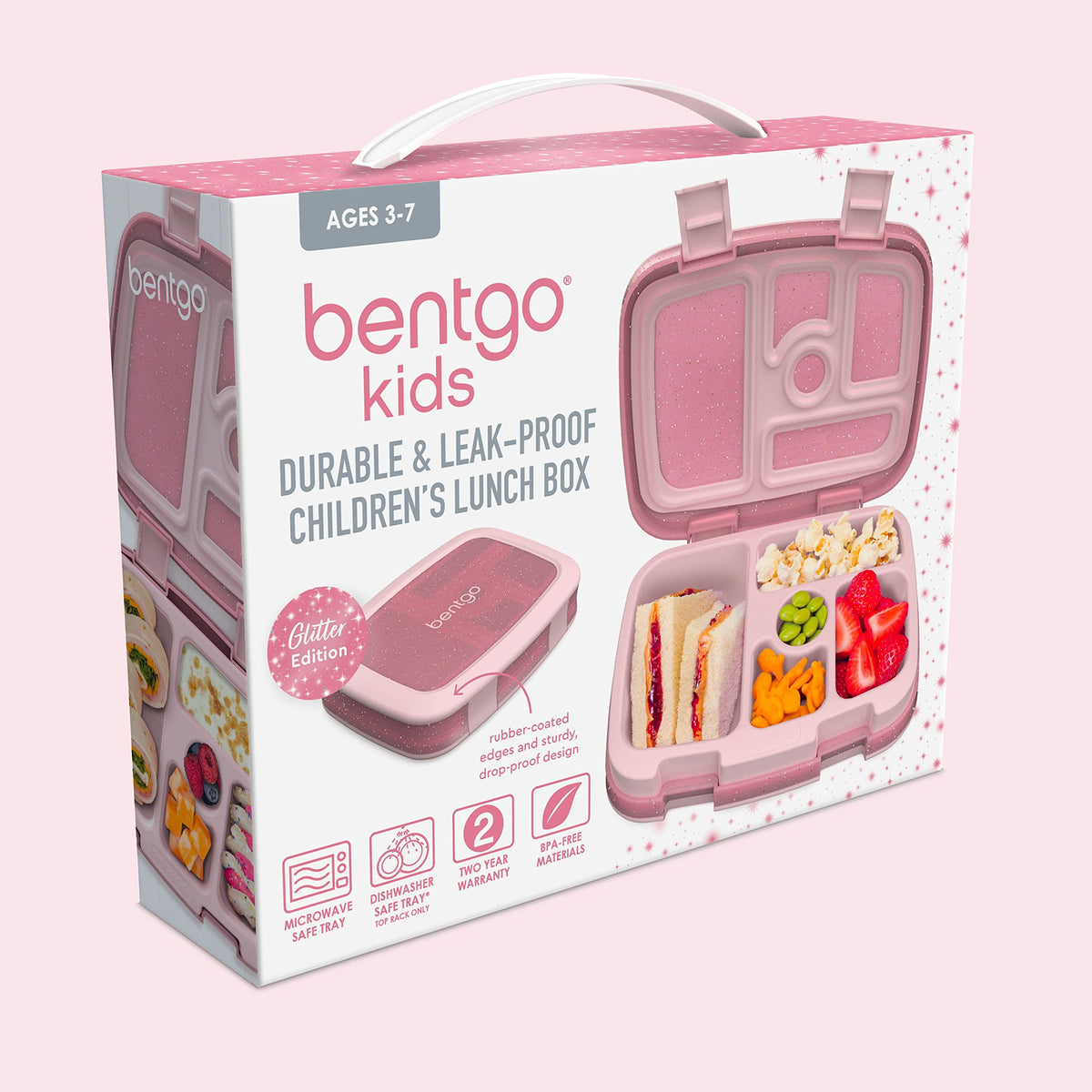 Bentgo Kids suitable for ages 3 to 7, supporting balanced eating habits.