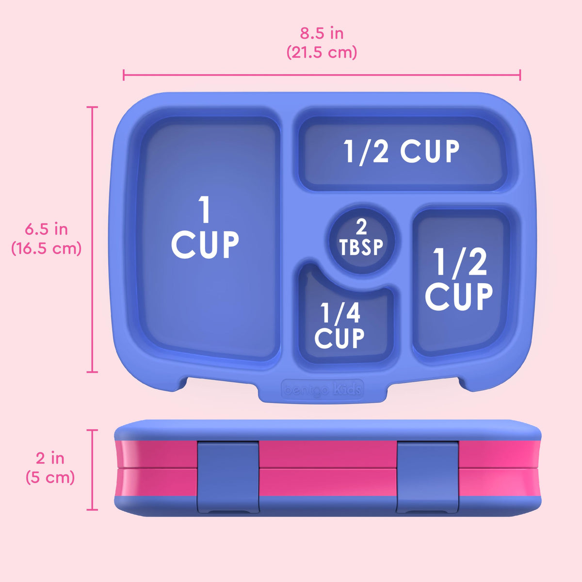 Bentgo Kids suitable for ages 3 to 7 during school year.
