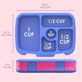 Bentgo Kids suitable for ages 3 to 7 during school year.