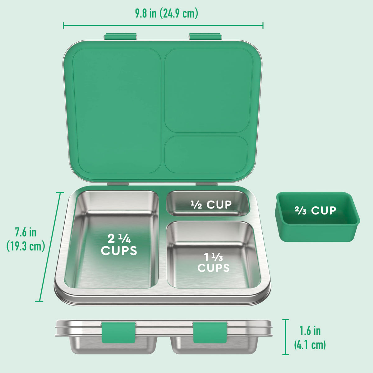 Ages 3+ suitable for young children and their lunch routines