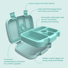 Bentgo Kids dishwasher-safe parts simplify cleanup after school lunches.