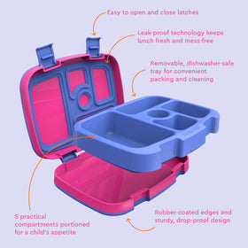 Bentgo Kids dishwasher-safe shell for easy cleanup.