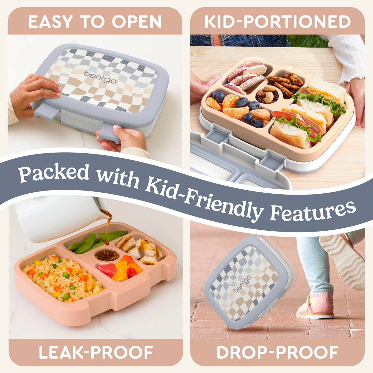 Bentgo Kids durable-drop-proof-design withstands active daily use.
